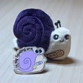 Mental Health Schnecke mit Pin|healing era - sensorischer Begleiter |taktil|fidget toy
