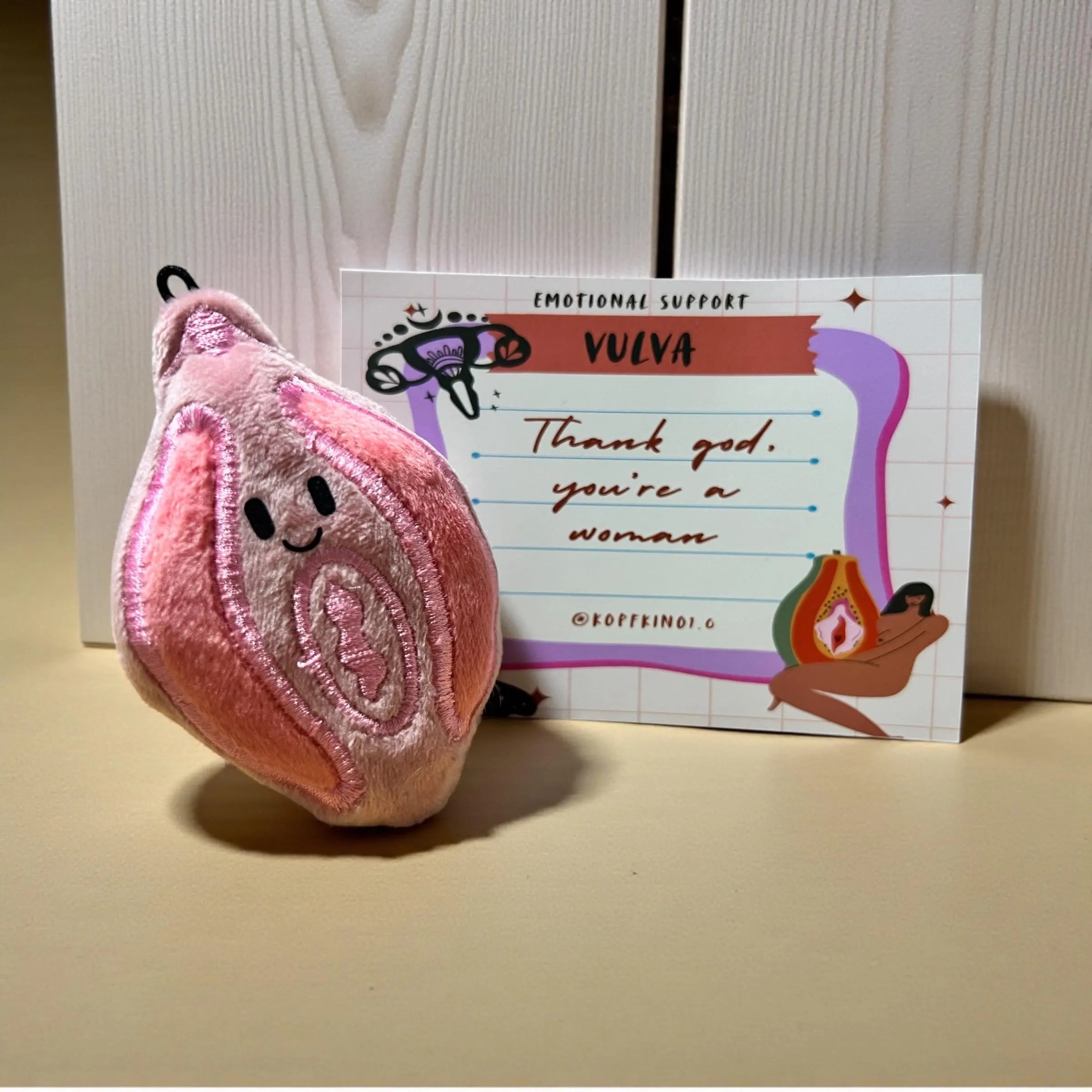 Sensorischer Handschmeichler -Vulva | Fidget Toy | Geschenk | Reizberflutung